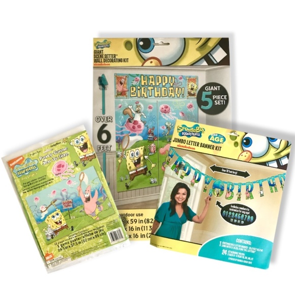 Spongebob Squarepants Party Supplies Sponebob Squarepants Party
